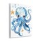 Stupell Industries Happy Smile Octopus Wall Plaque Art Design by Franklyn Gregory